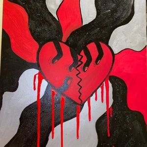 Canvas painting 18x20 made by me❤️